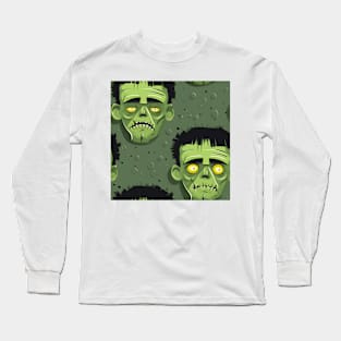 Halloween Monsters 7 - Frankenstein Long Sleeve T-Shirt